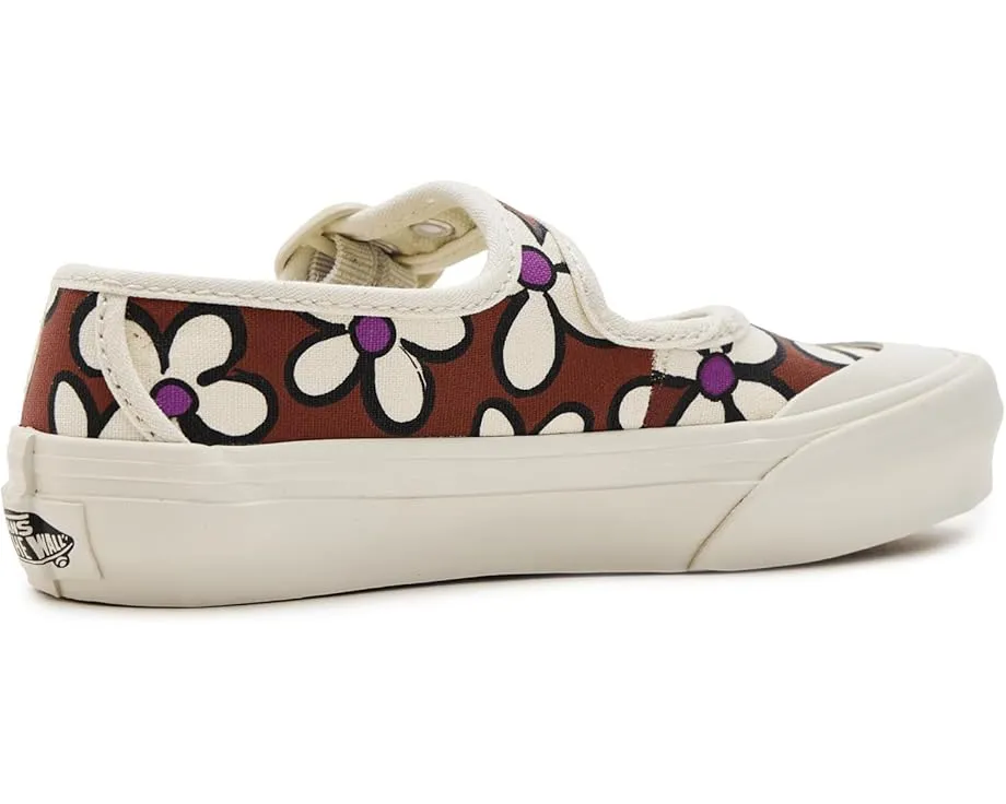 Детские туфли Mary Jane от Vans с классическим силуэтом и холщовым верхом