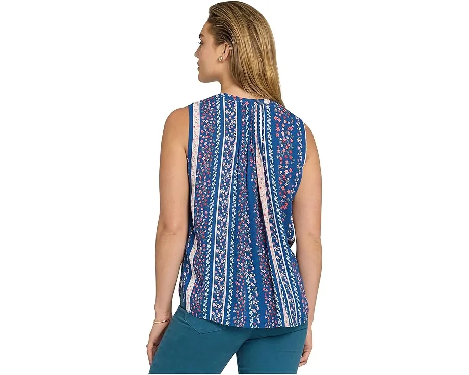 Блуза NYDJ Sleeveless Pintuck без рукавов с защипами и скрытой застежкой