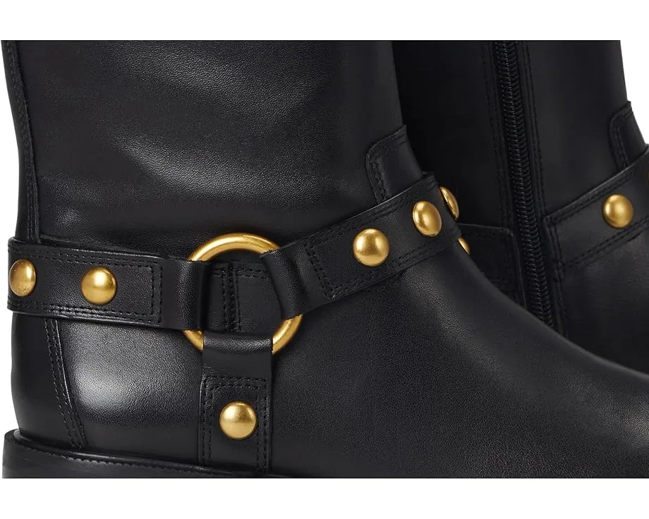 Мотосапоги Vince Camuto Amais Biker с ремнями и шипами на низком каблуке