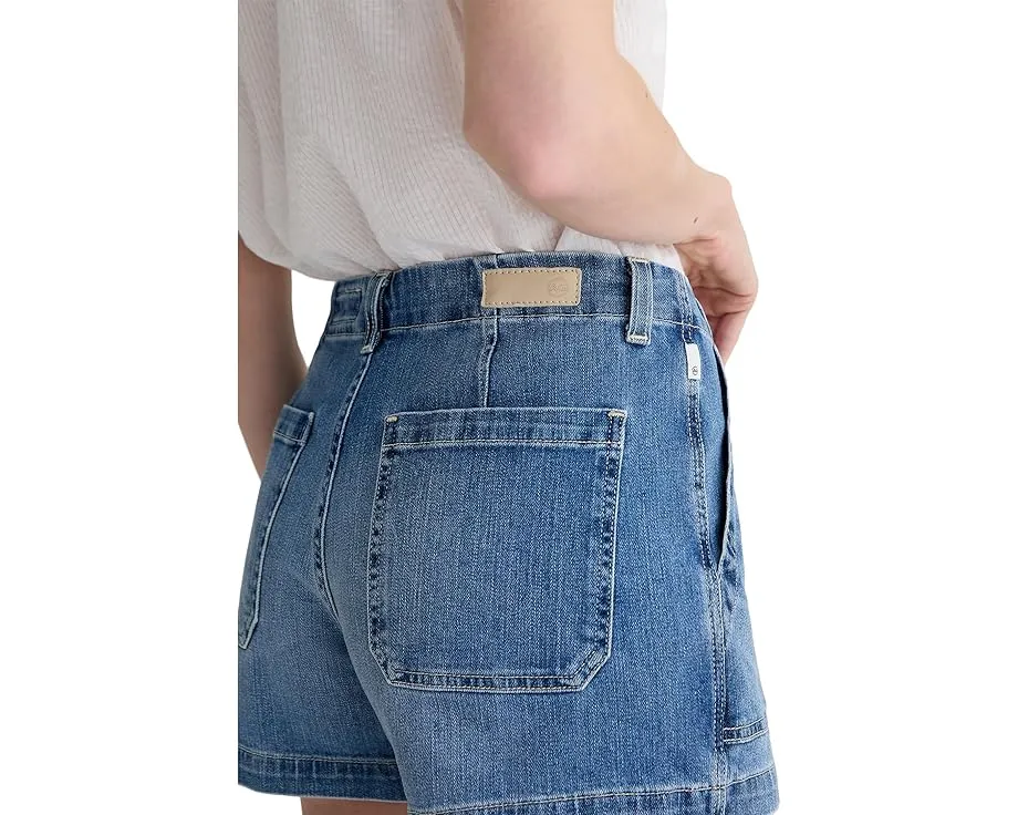 Шорты AG Jeans Analeigh с завышенной талией и карманами в цвете San Felipe