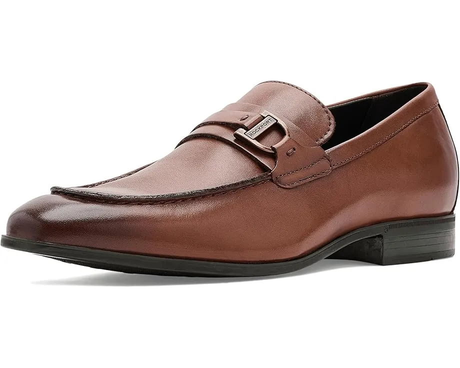 Лоферы Rockport Carlo из черной кожи с металлической деталью