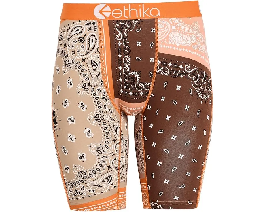 Трусы ethika Muted Motifs с эластичным поясом и принтом