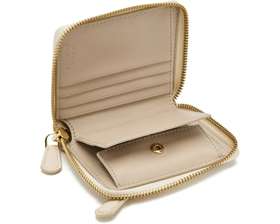 Компактный кожаный кошелек Marc Jacobs The Everyday Slim для денег и карт