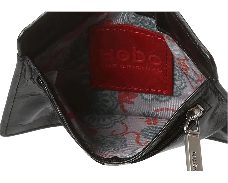 Кожаный кошелек HOBO Euro Slide на молнии с отделением для карт