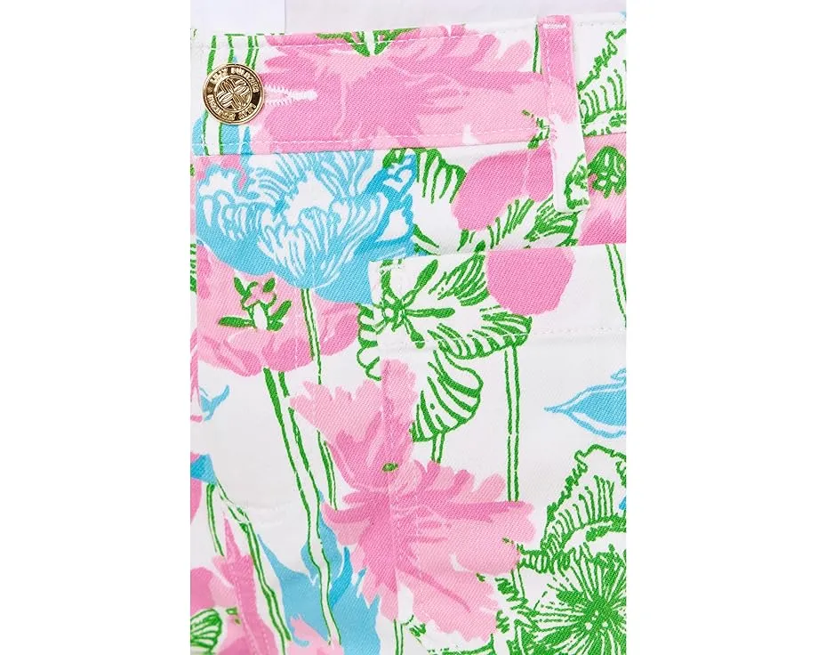 Джинсы Harleen с высокой посадкой и расклешенным краем Lilly Pulitzer