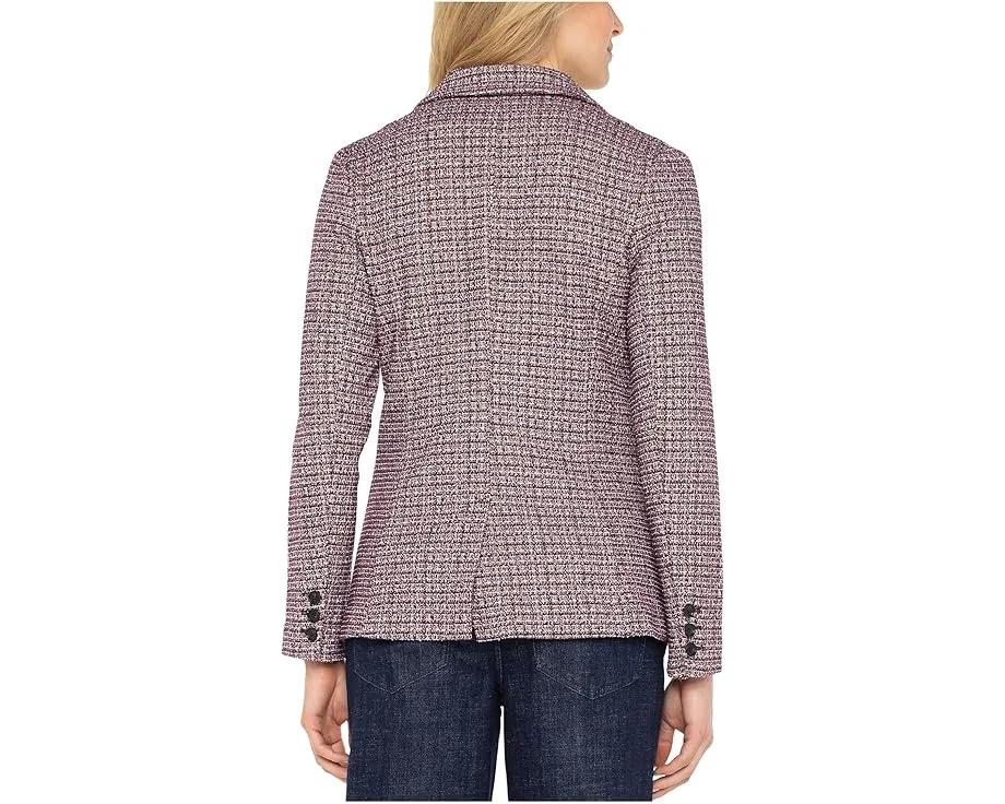 Блейзер Liverpool Los Angeles Boyfriend со съемным капюшоном в клетку