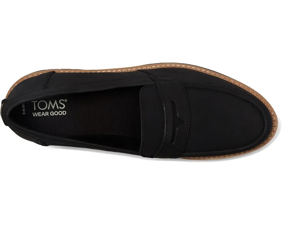 Лоферы TOMS Cara с платформой и контрастными деталями