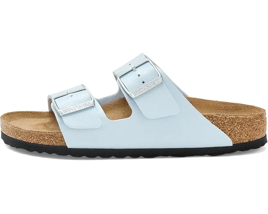 Сандалии Birkenstock Arizona из синтетического материала Birko-Flor с атласным блеском