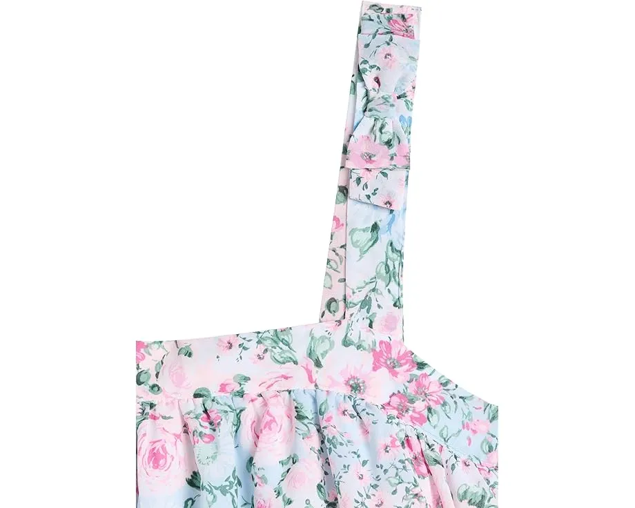 Яркое платье с ярусами и цветочным принтом от Janie and Jack