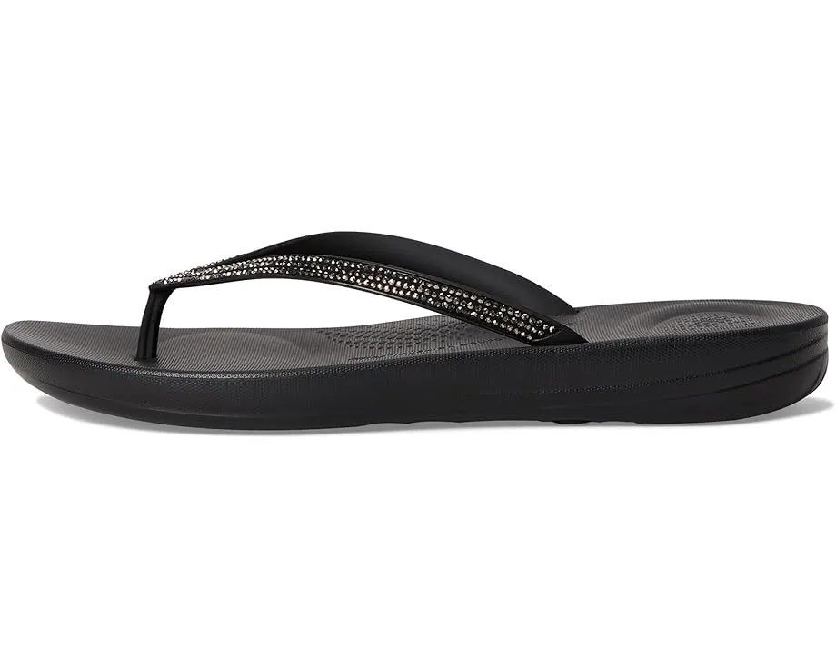FitFlop шлепанцы Iqushion Sparkle с кристаллами и технологией амортизации