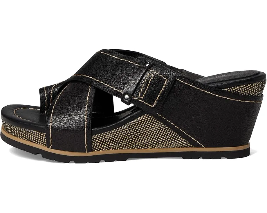 Босоножки Donald Pliner Irini на танкетке с перемычкой и стелькой из memory foam