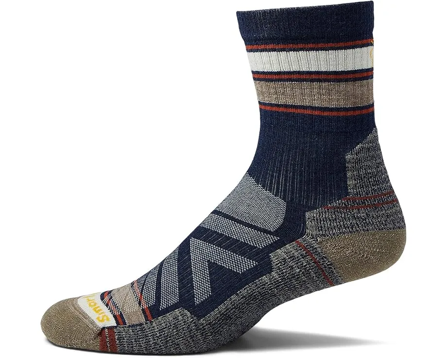 Носки Smartwool Performance Hike Light Cushion Striped Mid Crew с технологией Indestructawool