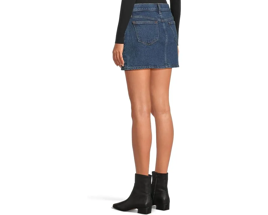 Мини-юбка Joe's Jeans The Denim Micro Mini из денима с застежкой на молнию