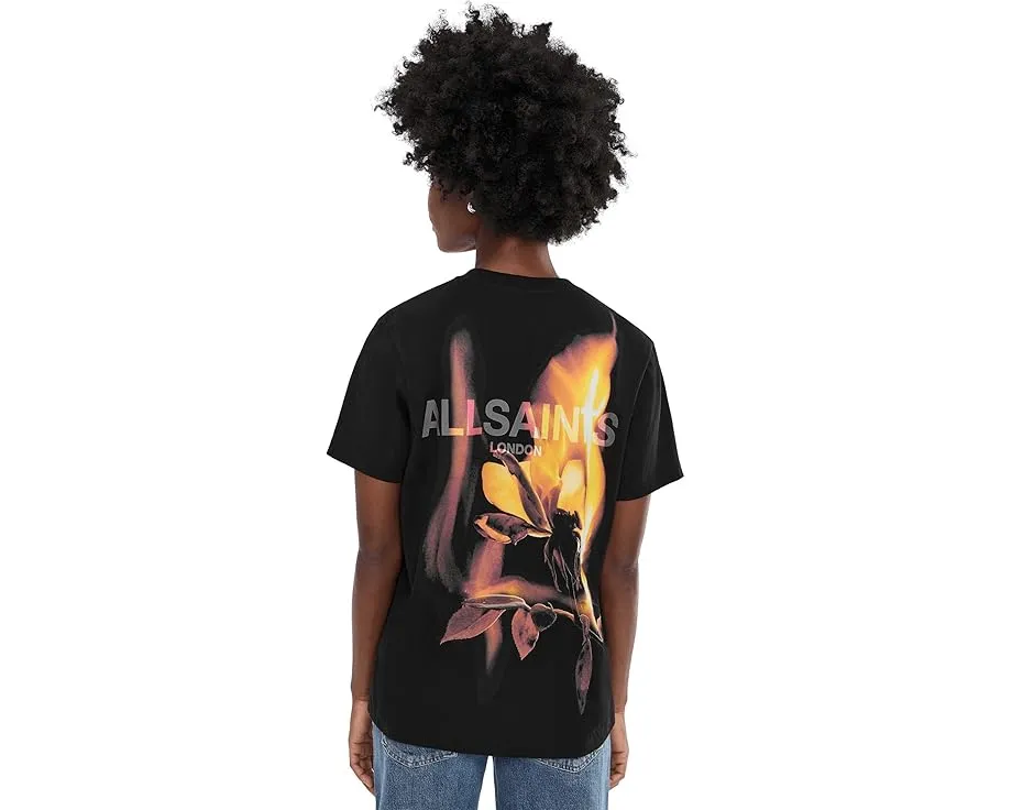 Футболка AllSaints Blaze Bf с принтом и свободным кроем