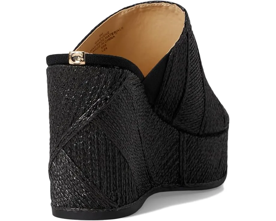 Сандалии GUESS Evenz на платформе с плетеными деталями и клиновидным каблуком