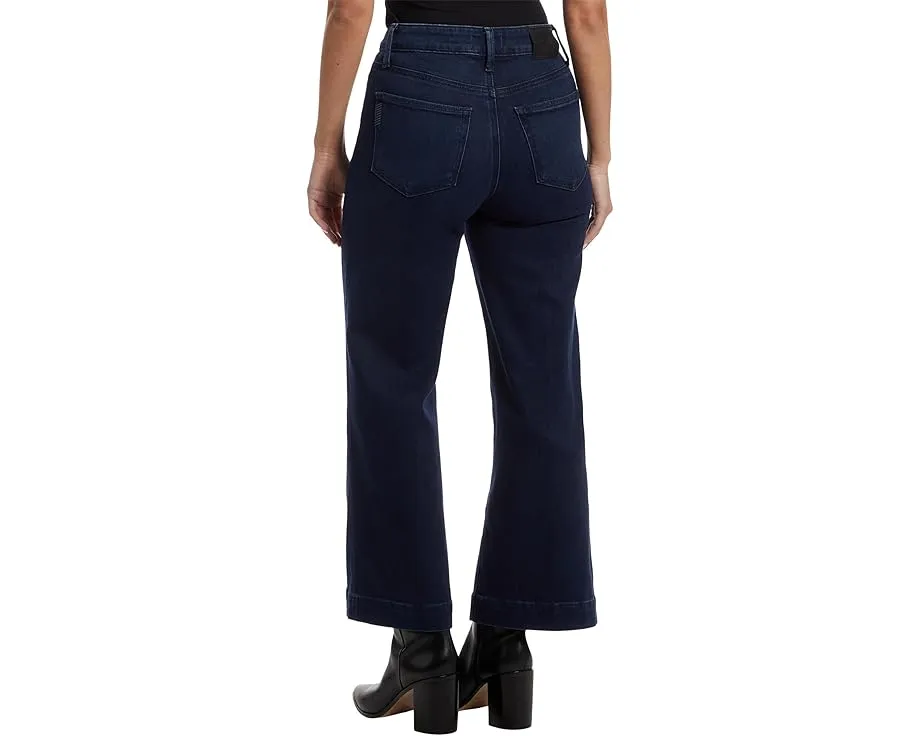 Джинсы PAIGE Anessa Reverse Seamed Beltloops In Bespoke с широким клешем