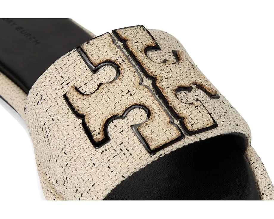 Сланцы Tory Burch Slide с логотипом Double T и открытым мысом