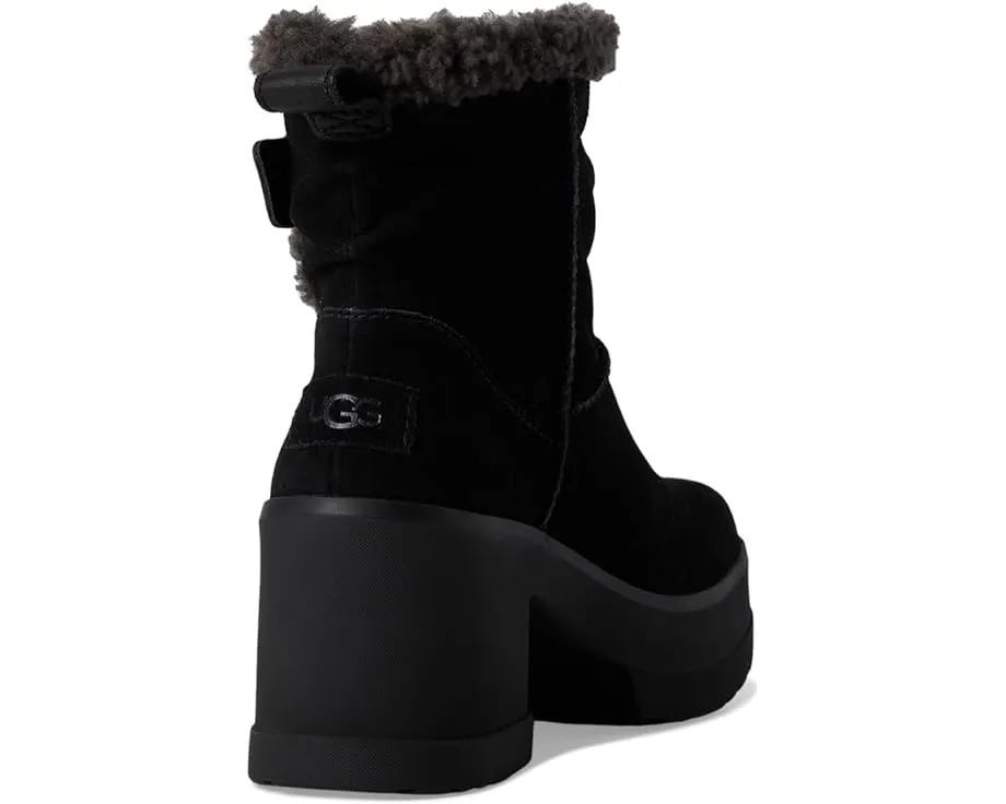 Ботильоны UGG Moxy Pull On на платформе 3.2 дюйма (8.13 см) с меховым воротником из овчины