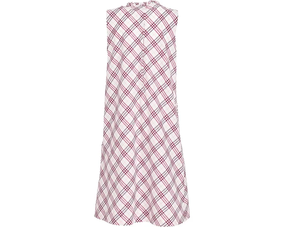 Платье Burberry Kids Yvette для детей с клетчатым принтом и присборенным лифом