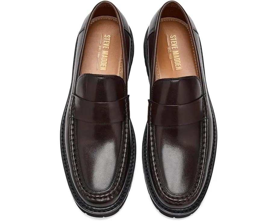 Лоферы Steve Madden Bradner из гладкой кожи на массивной подошве