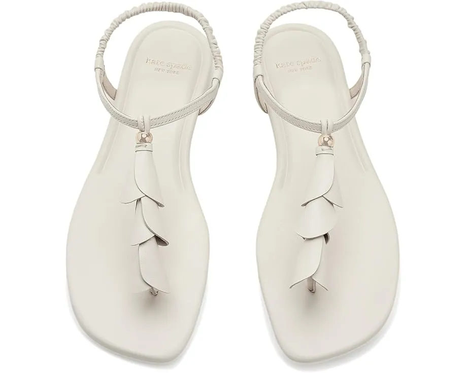 Сандалии Lily Thong от Kate Spade New York с кожаным верхом и квадратным носком