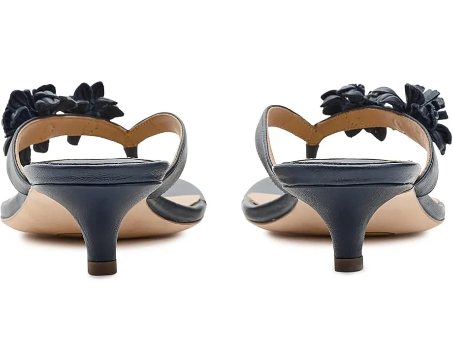 Сандалии Lauren Ralph Lauren Francesca на каблуке киттен с цветочной отделкой