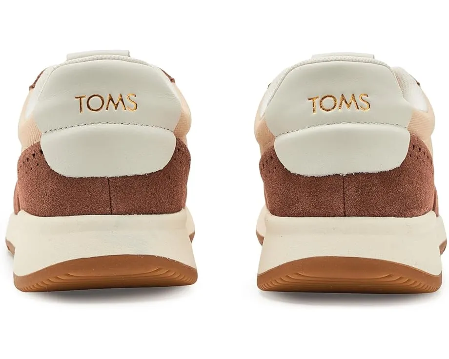 Кроссовки TOMS TRVL LITE Retro из замши с эластичным мысом и съемной стелькой