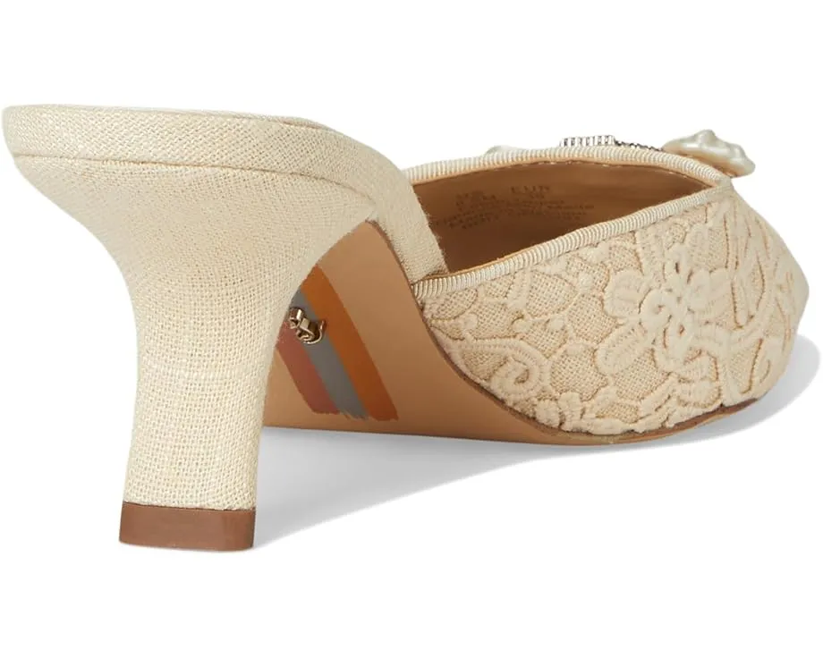 Босоножки на каблуке Brit Orchid с жемчужным декором Sam Edelman