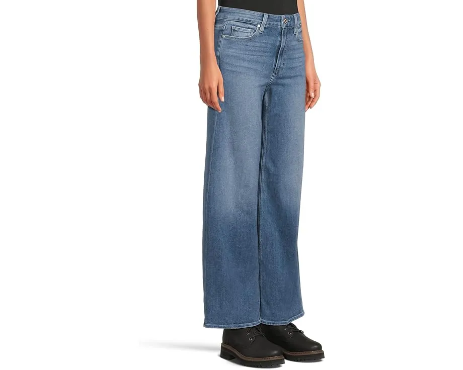 Джинсы Paige Anessa 31 дюйм с широкими штанинами и винтажным светлым оттенком