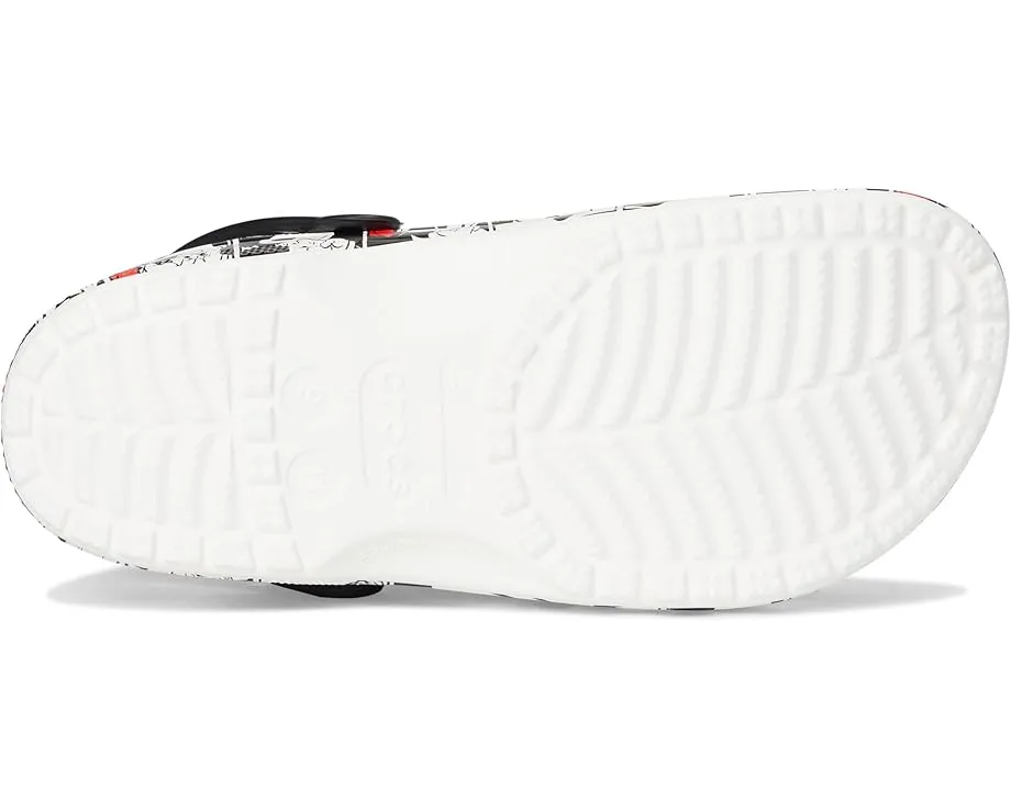 Кроксы Crocs с дизайном Микки Мауса и плюшевой головой персонажа