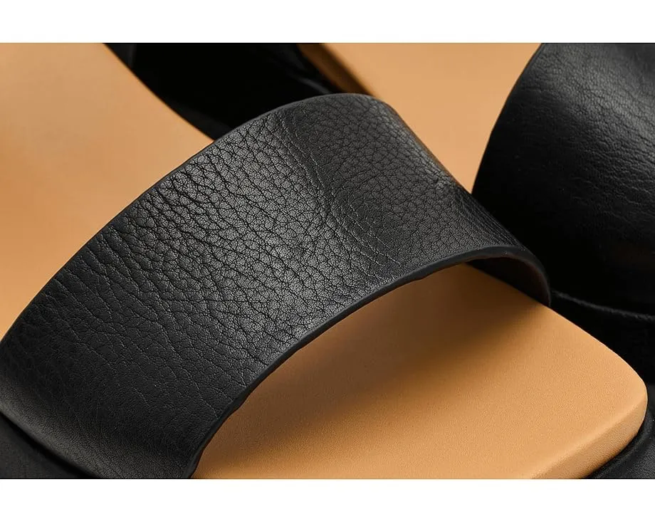 Kork-Ease сандалии Hallie на платформе с итальянской кожей и регулируемой пряжкой