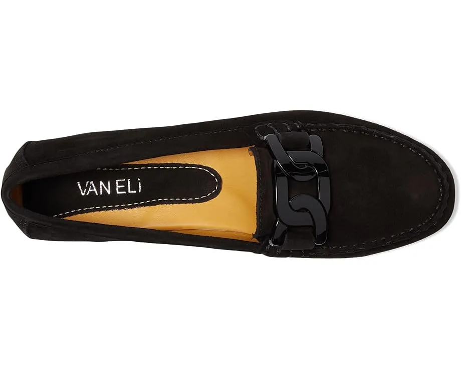 Лоферы Vaneli Aiker из мягкой кожи с цепным декором