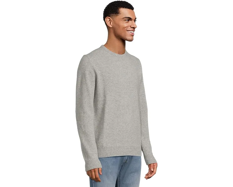 Свитер Barbour Essential Patch из чистой шерсти мериноса с кожаными заплатками