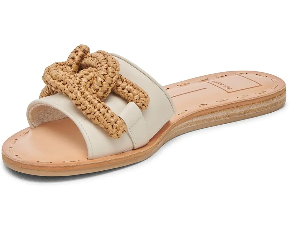 Сандалии Dolce Vita Desa с плетеным акцентом и стелькой из переработанного льна