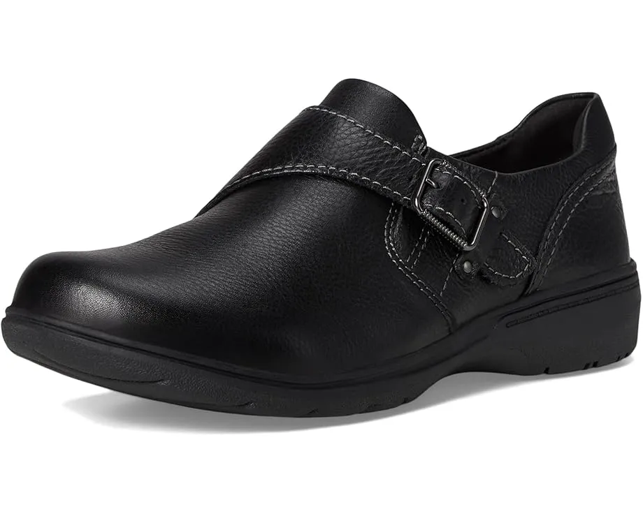 Туфли Clarks Carleigh Jazz с круглым носком и пряжкой на ремешке