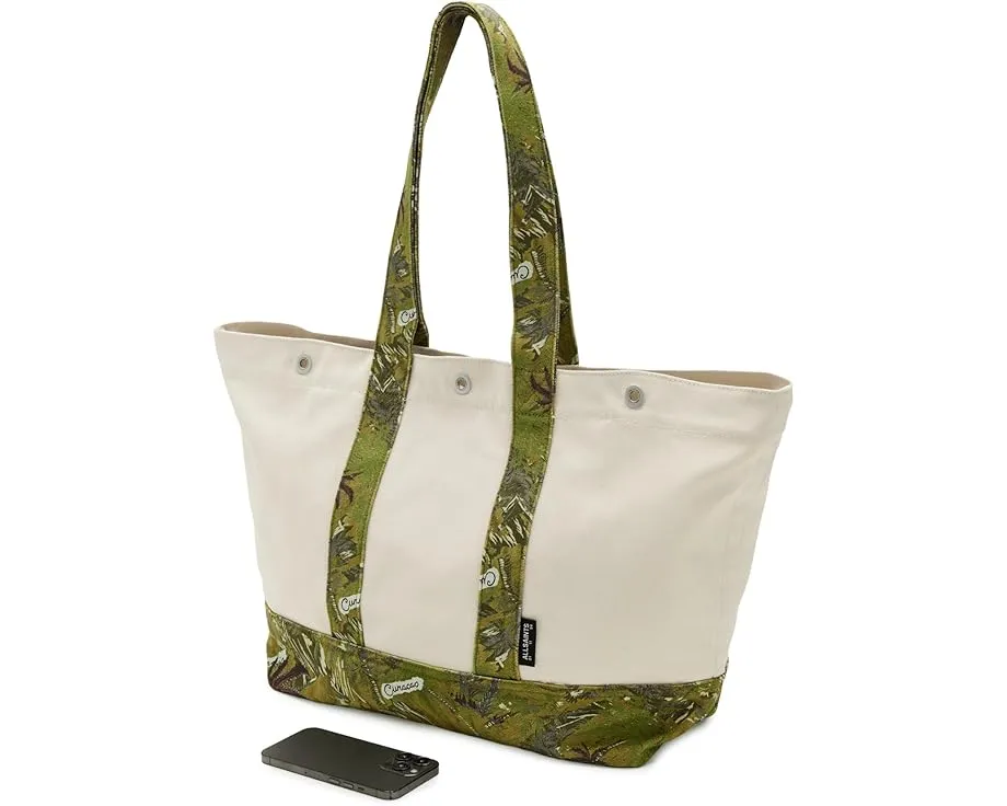 AllSaints Пляжная сумка тоут Jett с принтом и карманами