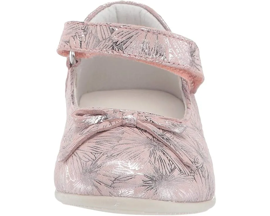 Балетки Naturino для девочек с бантом и застежкой на липучке