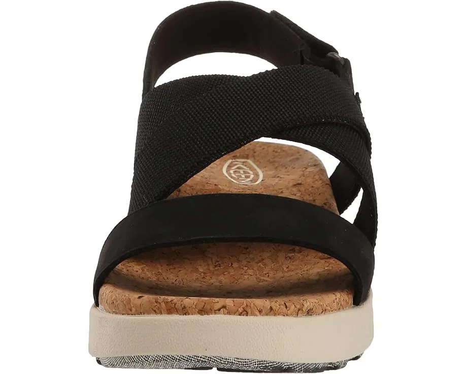 Босоножки KEEN Elle Crisscross на платформе с переплетением и застежкой-пряжкой