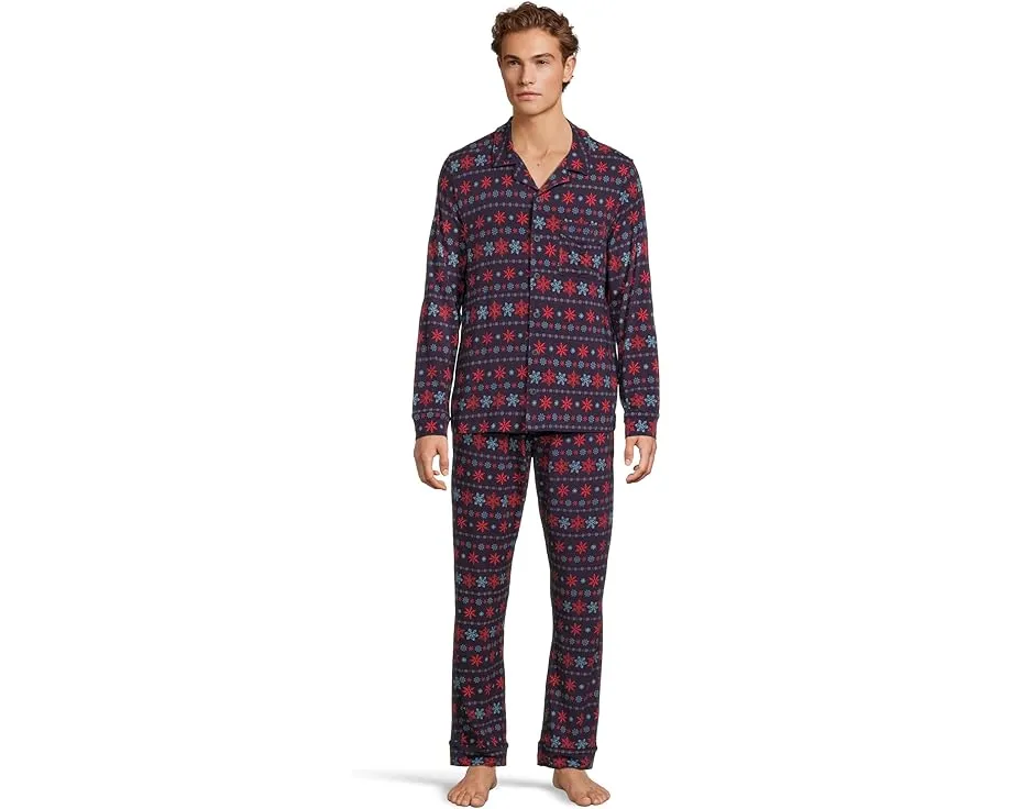 Пижамный комплект MeUndies с длинным рукавом из микромодала для отдыха