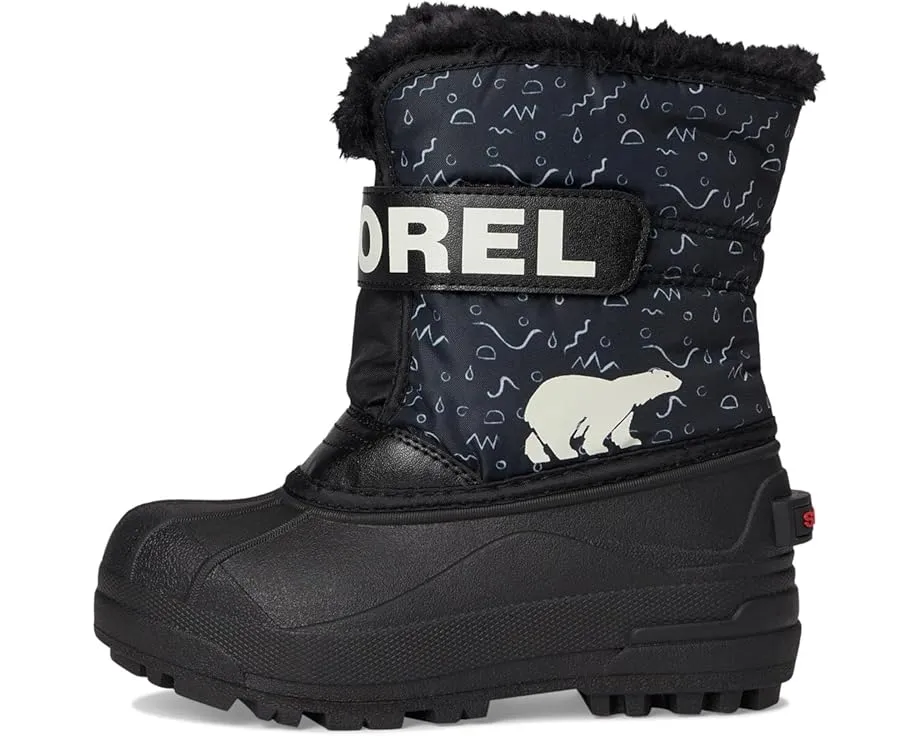 Зимние ботинки SOREL Snow Commander для малышей с подкладкой из флиса
