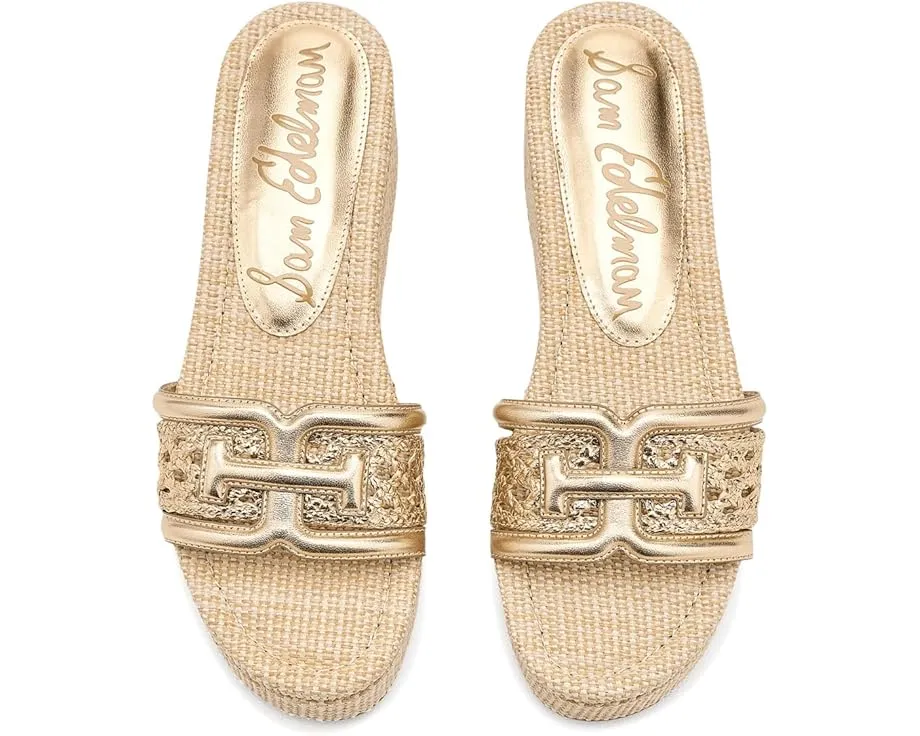 Сандалии Sam Edelman Pauleena Weave на платформе и танкетке с плетеным узором
