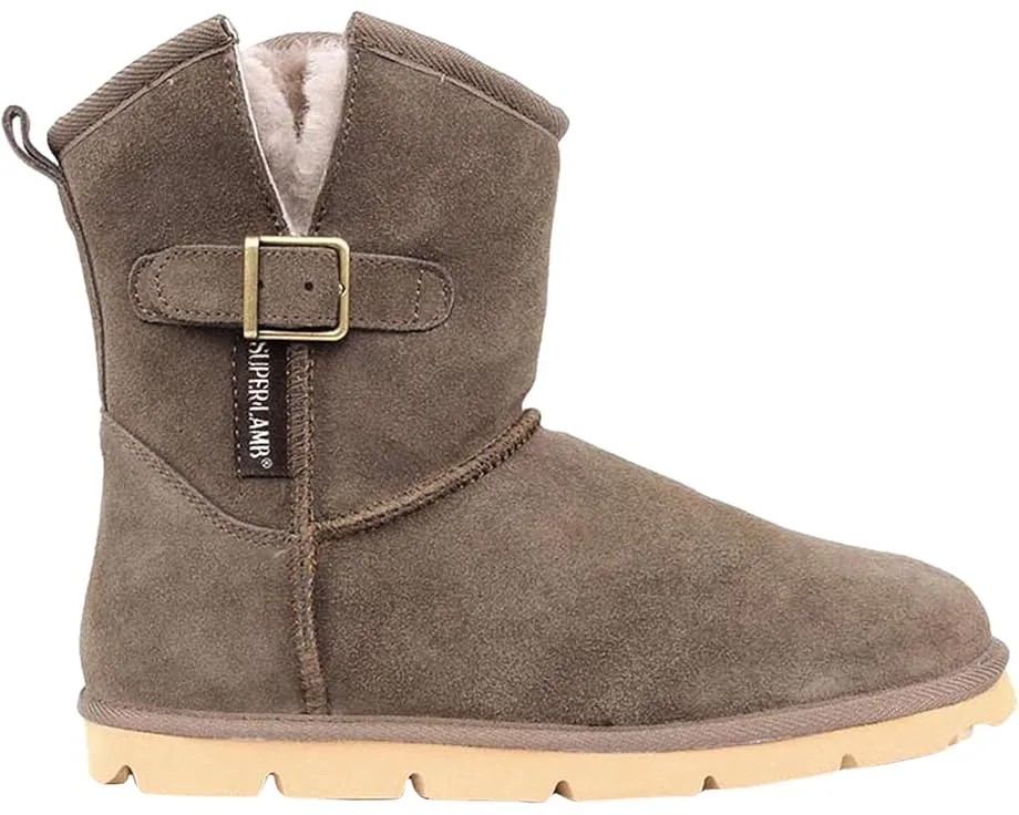 Ботинки SUPERLAMB Arghali Buckle с овчиной и анатомической стелькой