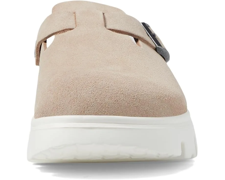 Клоги Birkenstock Boston Chunky Platform на пробковой стельке