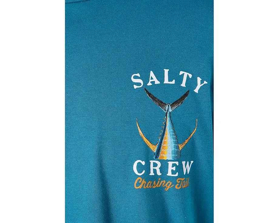 Лонгслив Salty Crew Tailed с принтом для рыбалки из хлопка