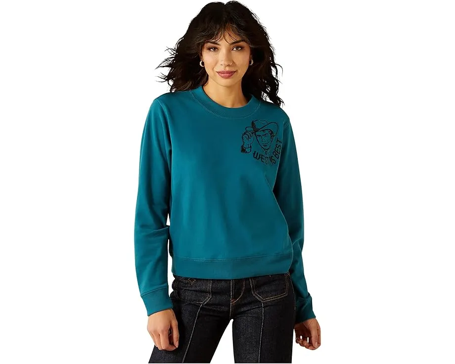 Свитшот Ariat Essential Sendero с принтом West Is Best