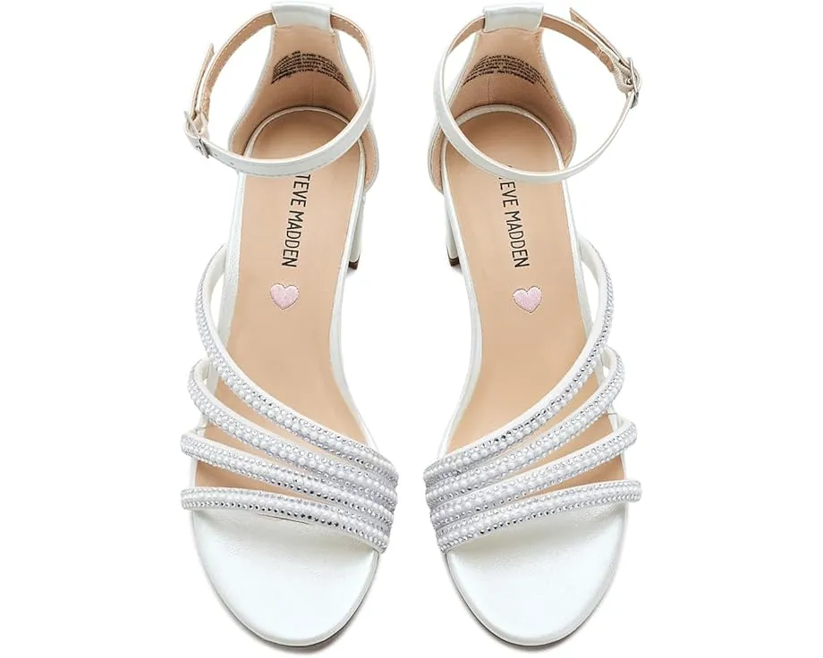Детские сандалии Steve Madden Kids Haze с ремешками, украшенными стразами