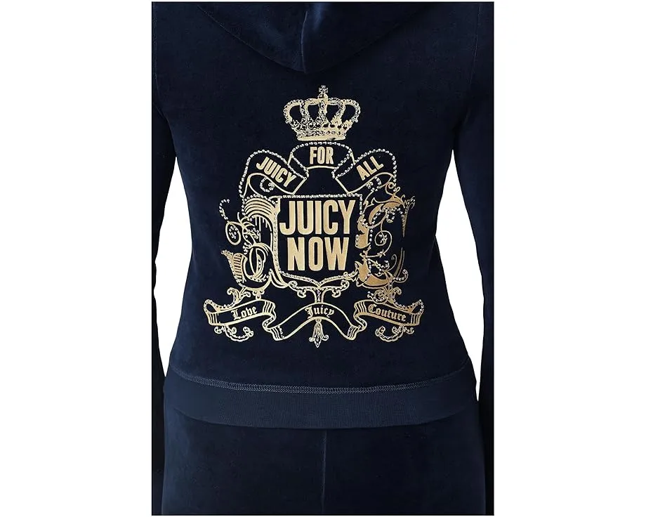 Толстовка Juicy Couture Heritage с капюшоном и большим карманом-кенгуру