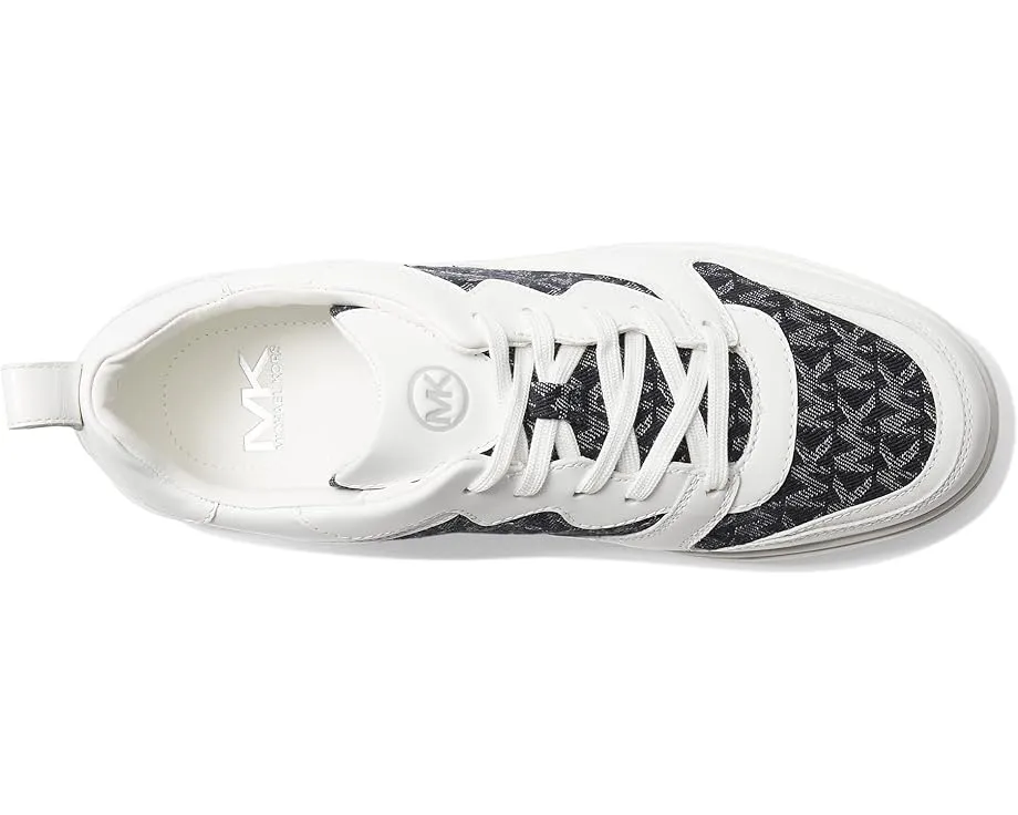 Кроссовки Michael Kors Baxter из кожи с перфорацией и прочной резиновой подошвой