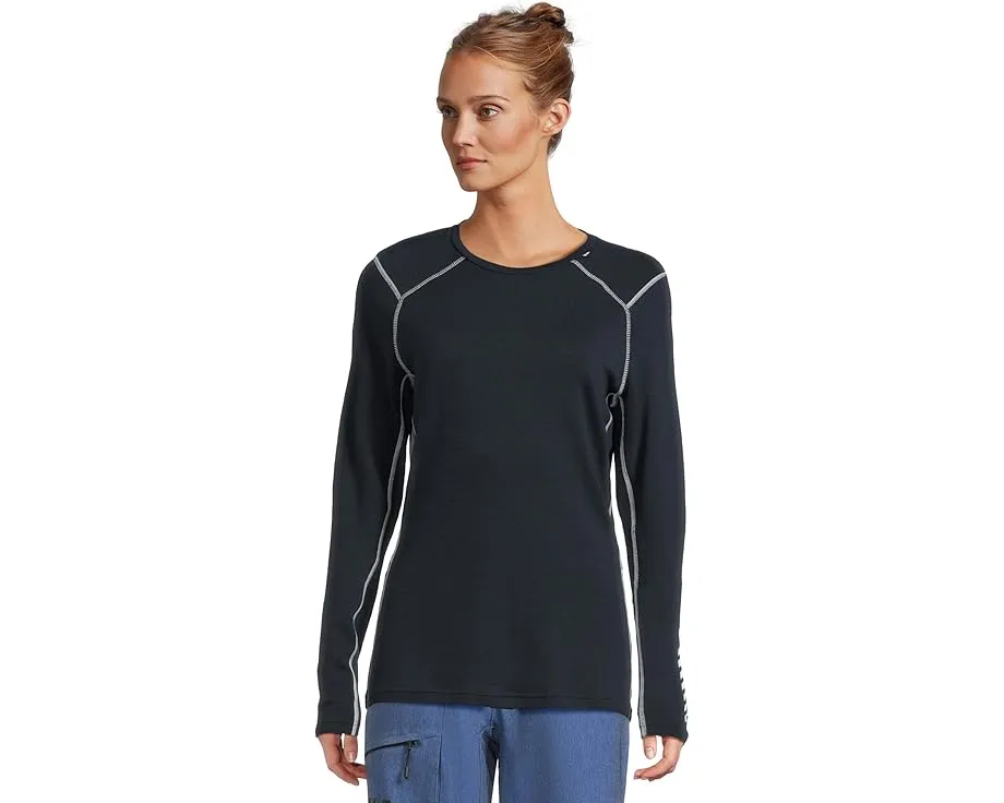 Helly Hansen Термобелье Lifa Merino Midweight с круглым вырезом и защитой UPF 50