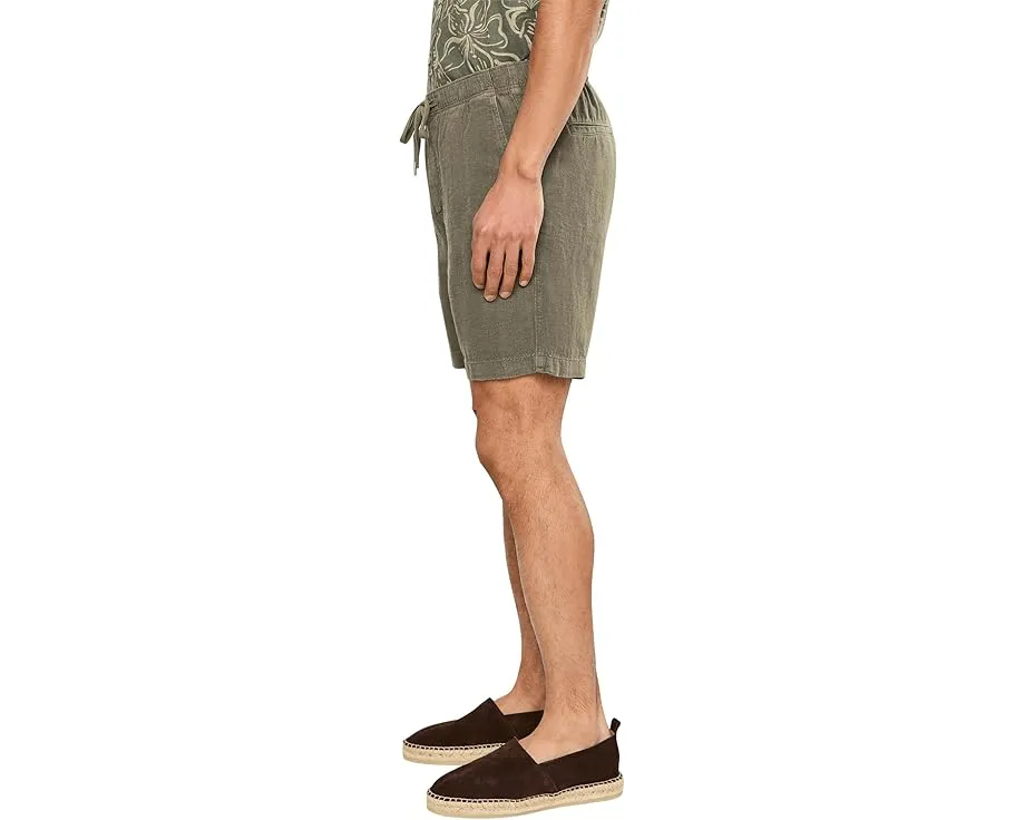 Faherty Essential Linen Shorts шорты из льна с эластичным поясом